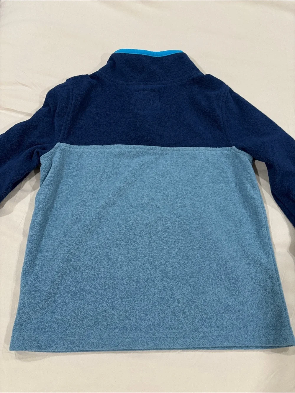 OshKosh B'gosh Two-Tone Navy & Light Blue Kids Puffer Pullover